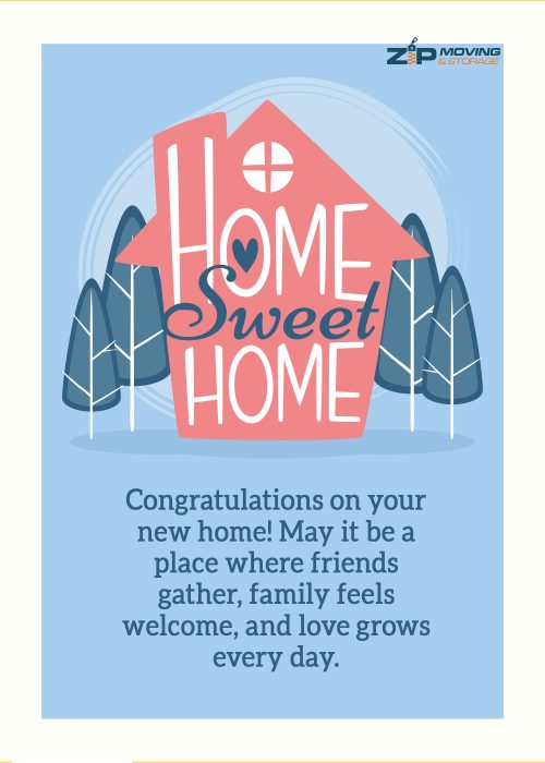 Congratulations on your new home quote